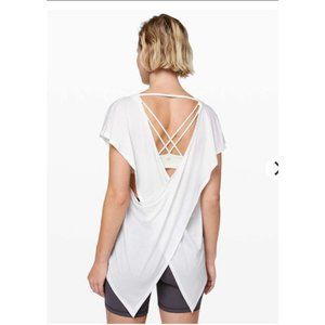 lululemon Playful Practice Short Sleeve- White